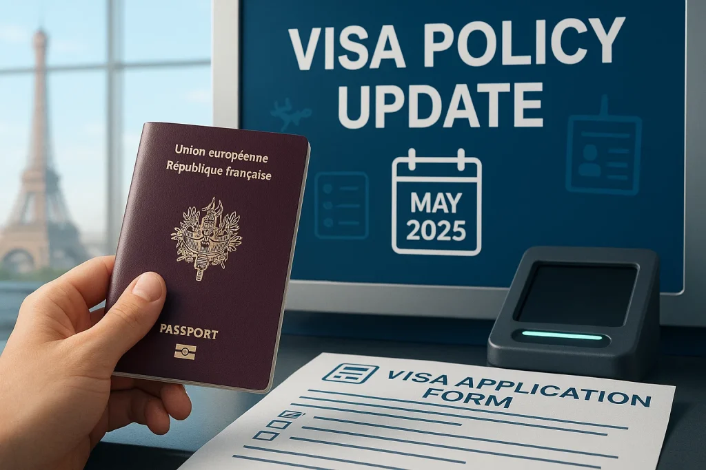Changes in French Schengen Visa Rules in Effect May