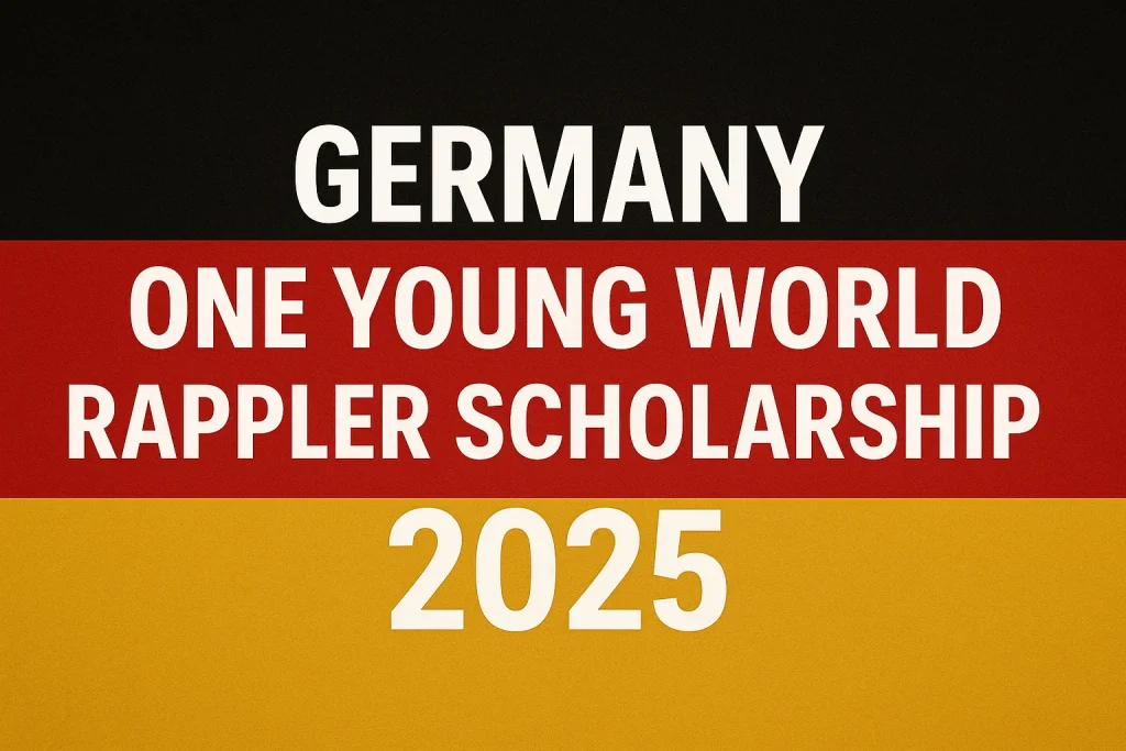 Germany One Young World Rappler Scholarship 2025