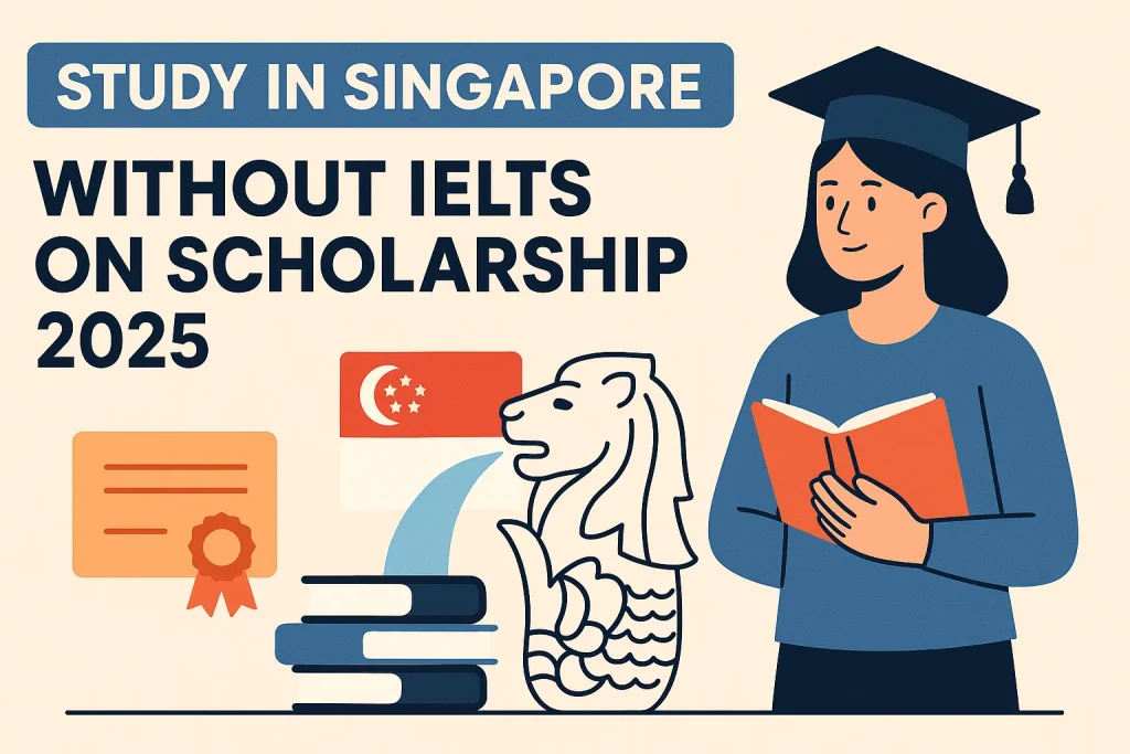 Study in Singapore Without IELTS on Scholarship 2025