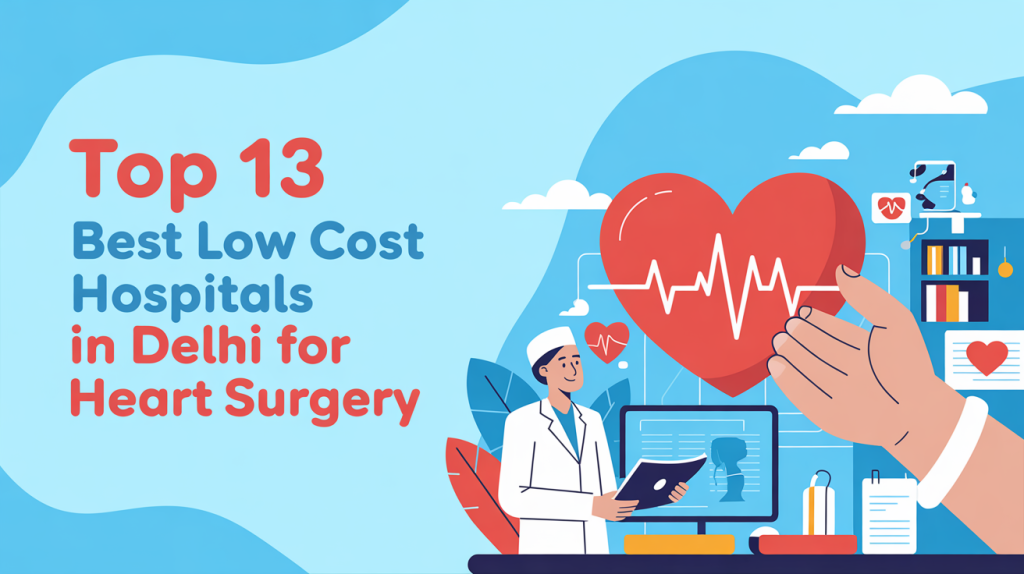 Top 13 Best Low Cost Hospitals in Delhi for Heart Surgery