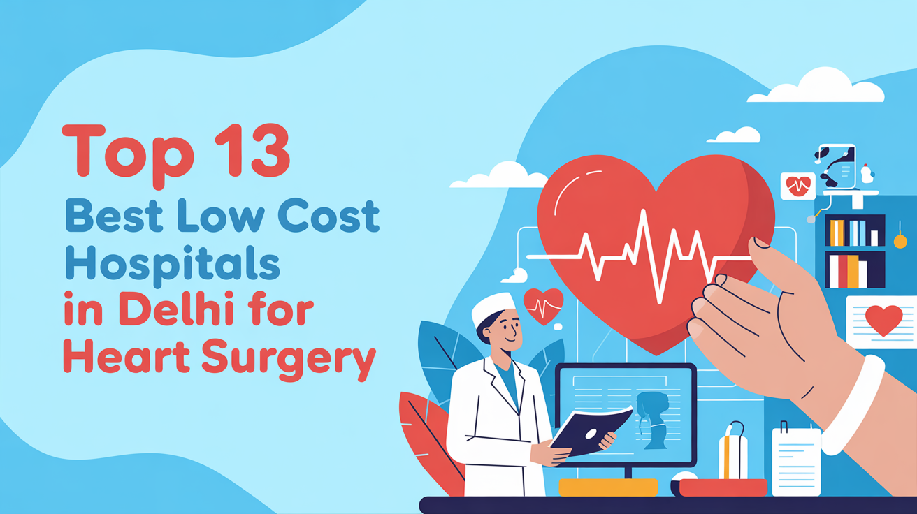 Top 13 Low Cost Hospitals in Delhi for Heart Surgery | Affordable ...