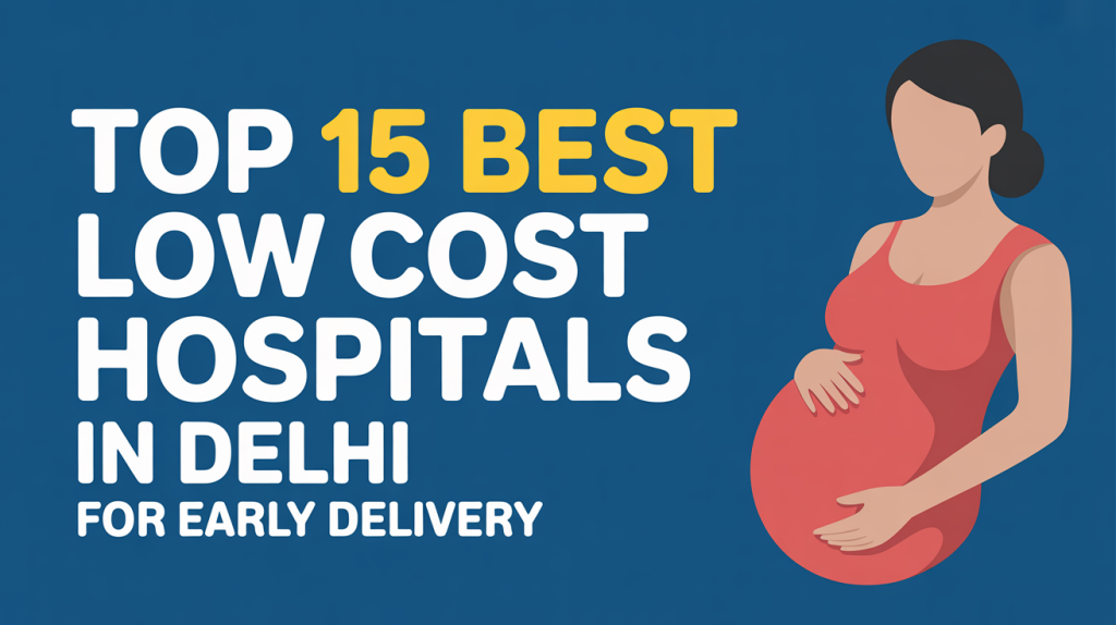 Top 15 Best Low Cost Hospitals in Delhi for Early Delivery
