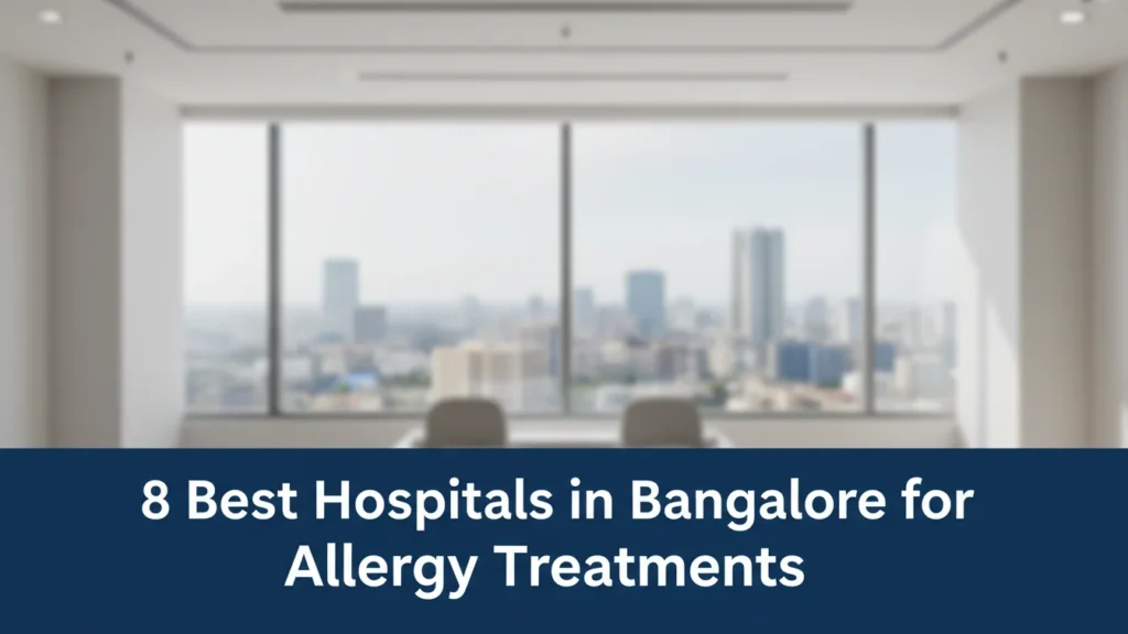 Best Hospitals in Bangalore for Allergy Treatments