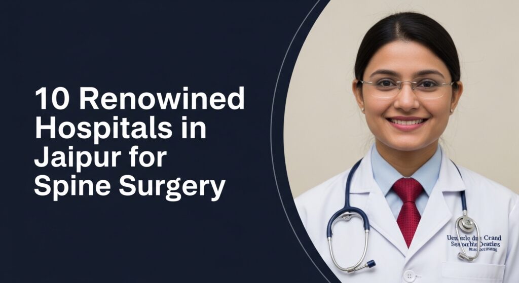 10 Renowned Hospitals in Jaipur for Spine Surgery